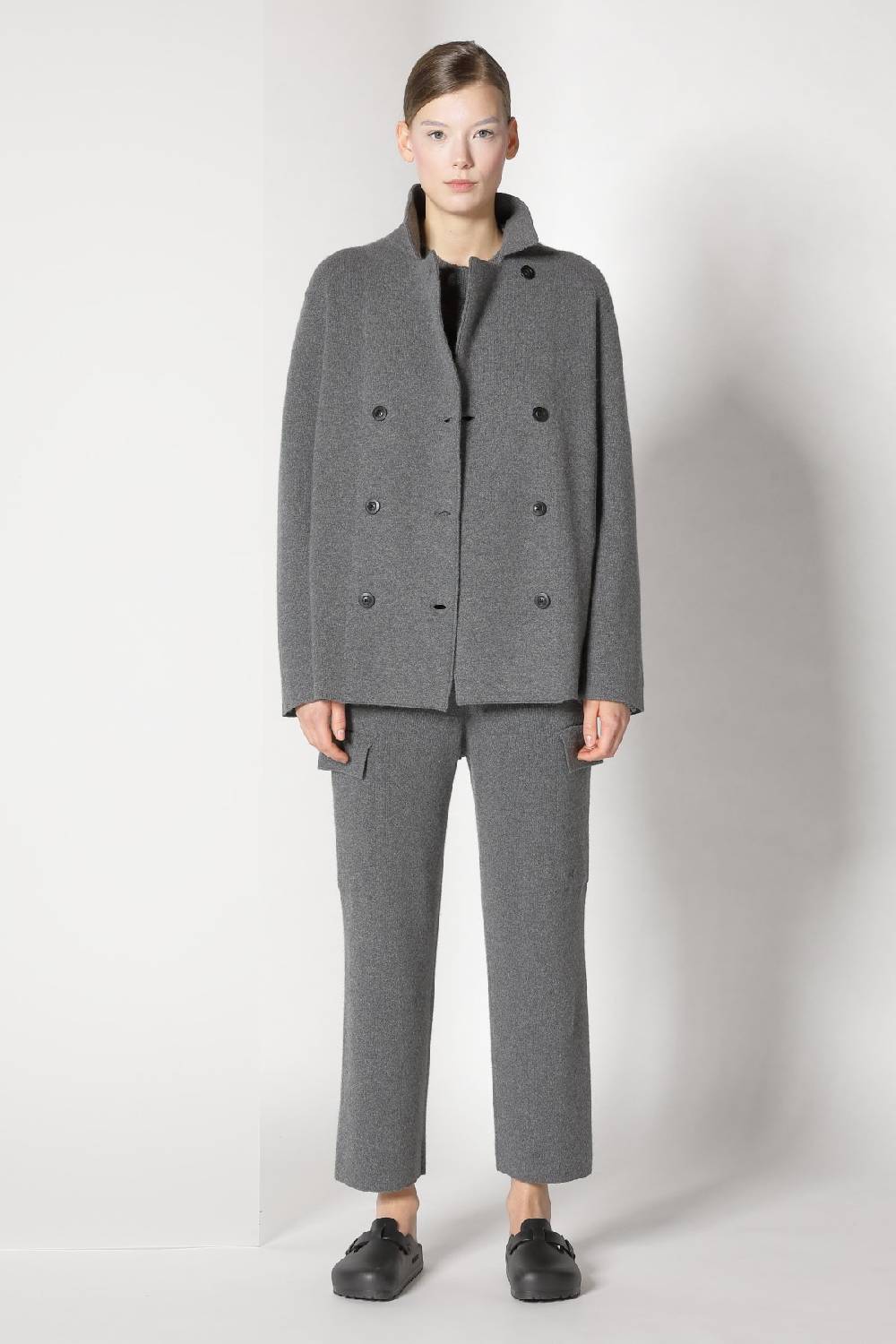 Sminfinity doubleface caban jacket + chilly cable jumper + chilly cargo pants Hotsell