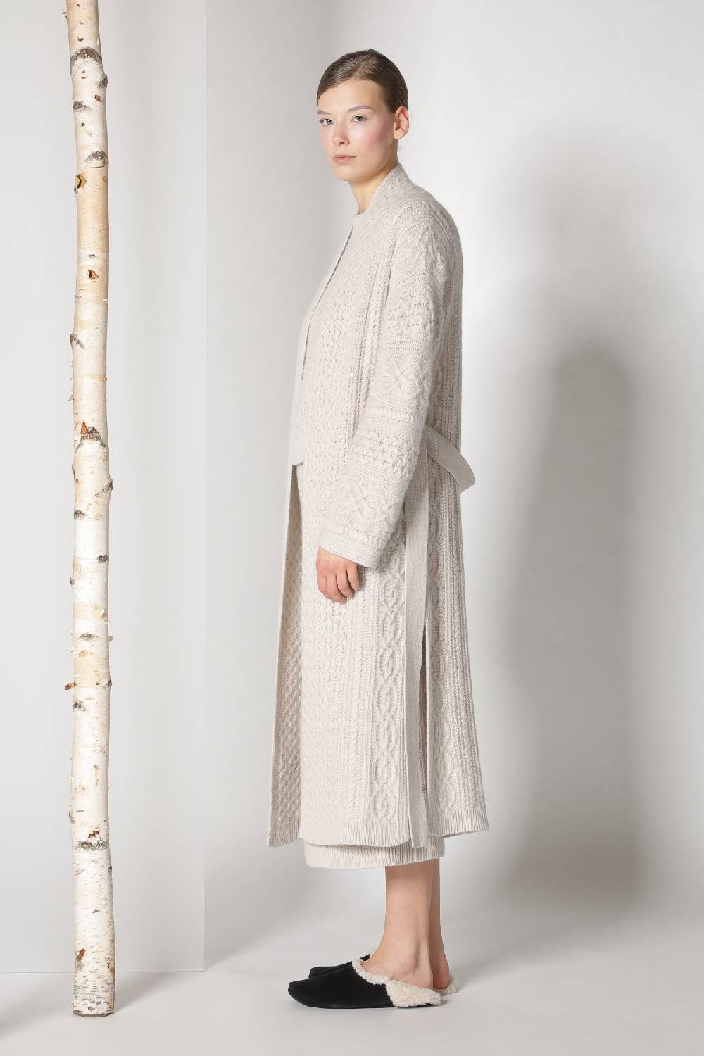 Sminfinity chilly cable maxi coat + chilly cable top + chilly cable maxi skirt Fabrikverkauf