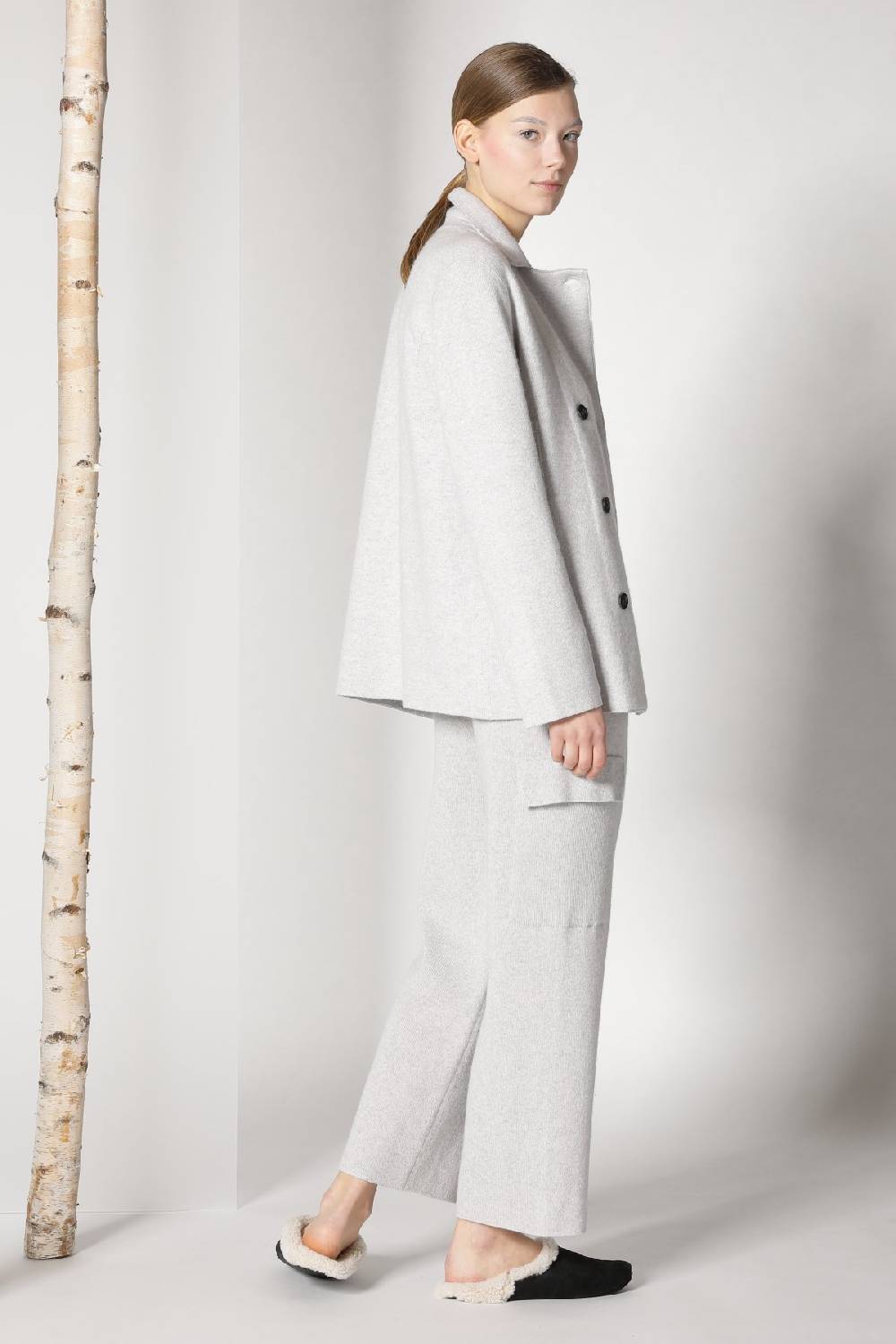 Sminfinity doubleface caban jacket + chilly jumper + chilly cargo pants Hotsell