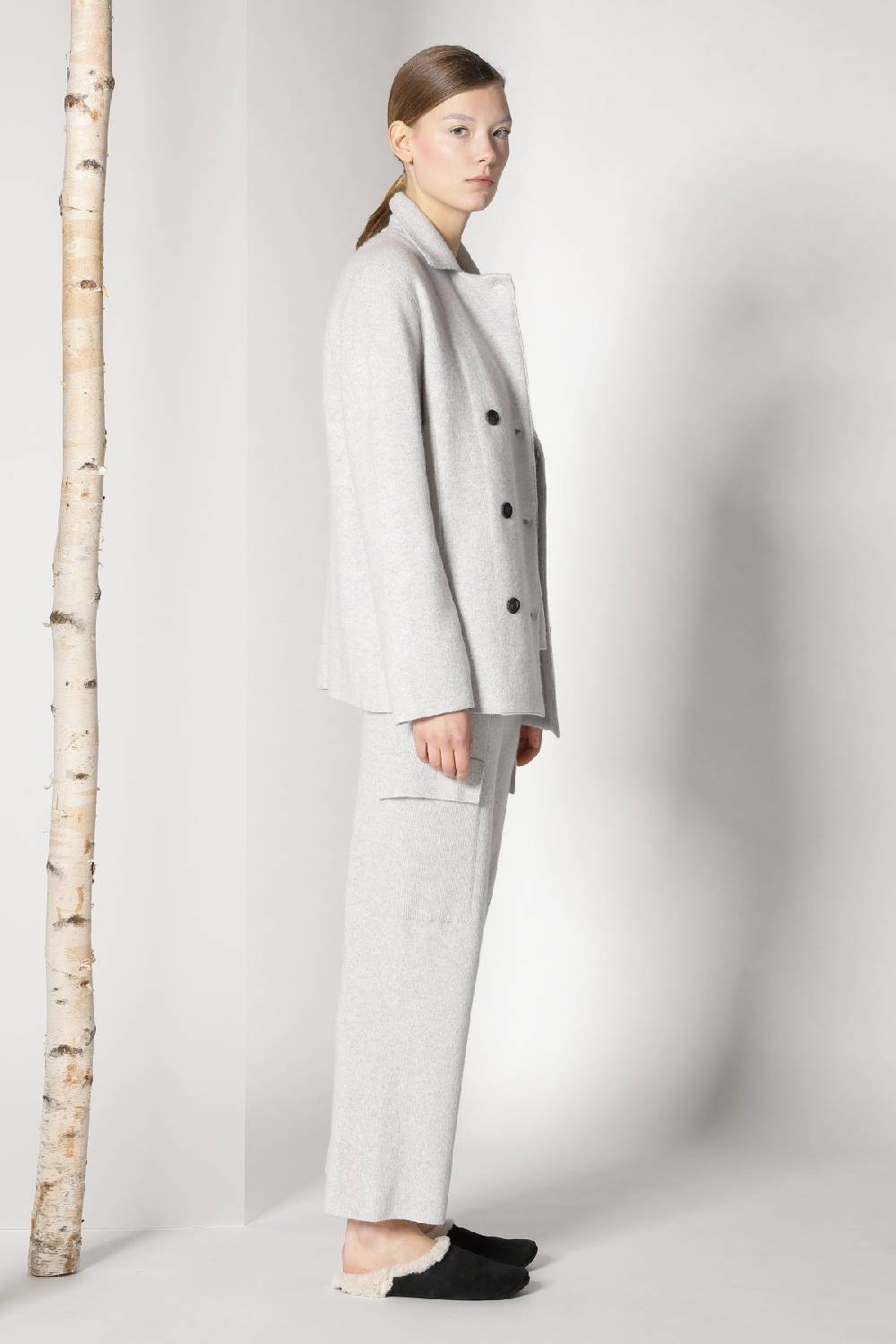 Sminfinity doubleface caban jacket + chilly jumper + chilly cargo pants Hotsell