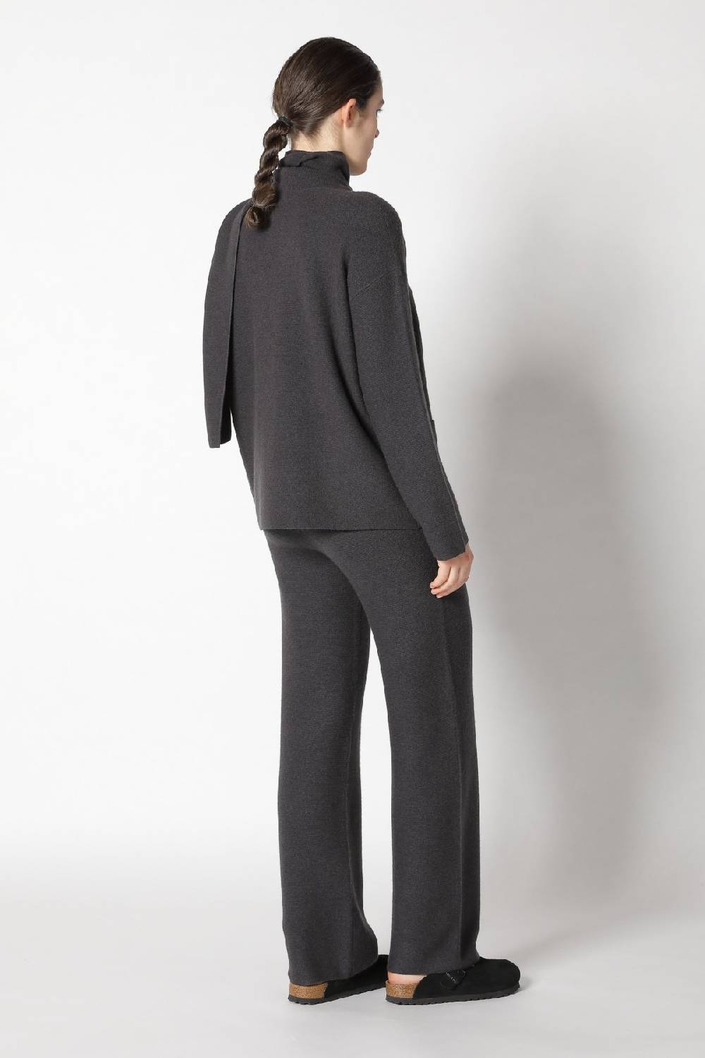Sminfinity garter scarf jacket + garter T jumper + garter palazzo pants Günstiger Verkauf