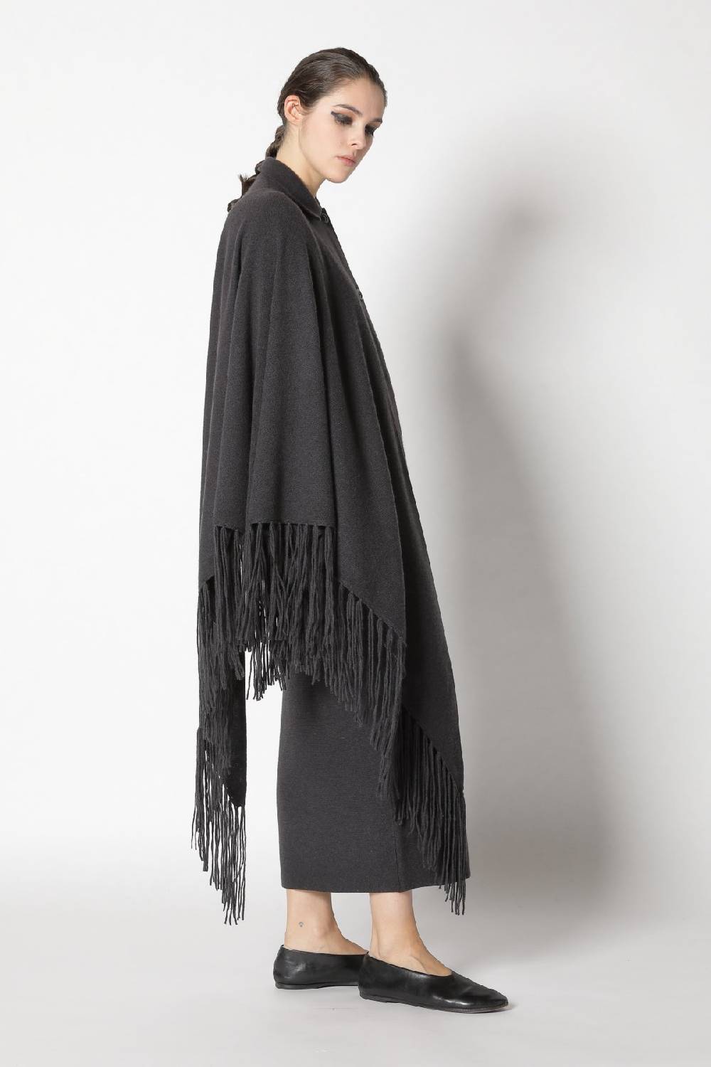 Sminfinity doubleface shirtjacket + garter triangle + garter maxi skirt Fabrikverkauf