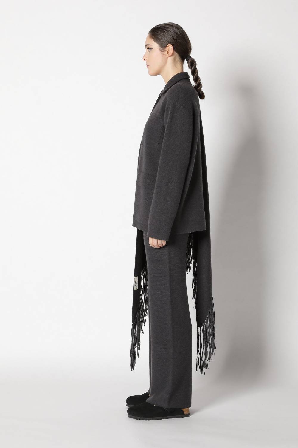 Sminfinity doubleface shirtjacket + garter palazzo pants Meist gekauft