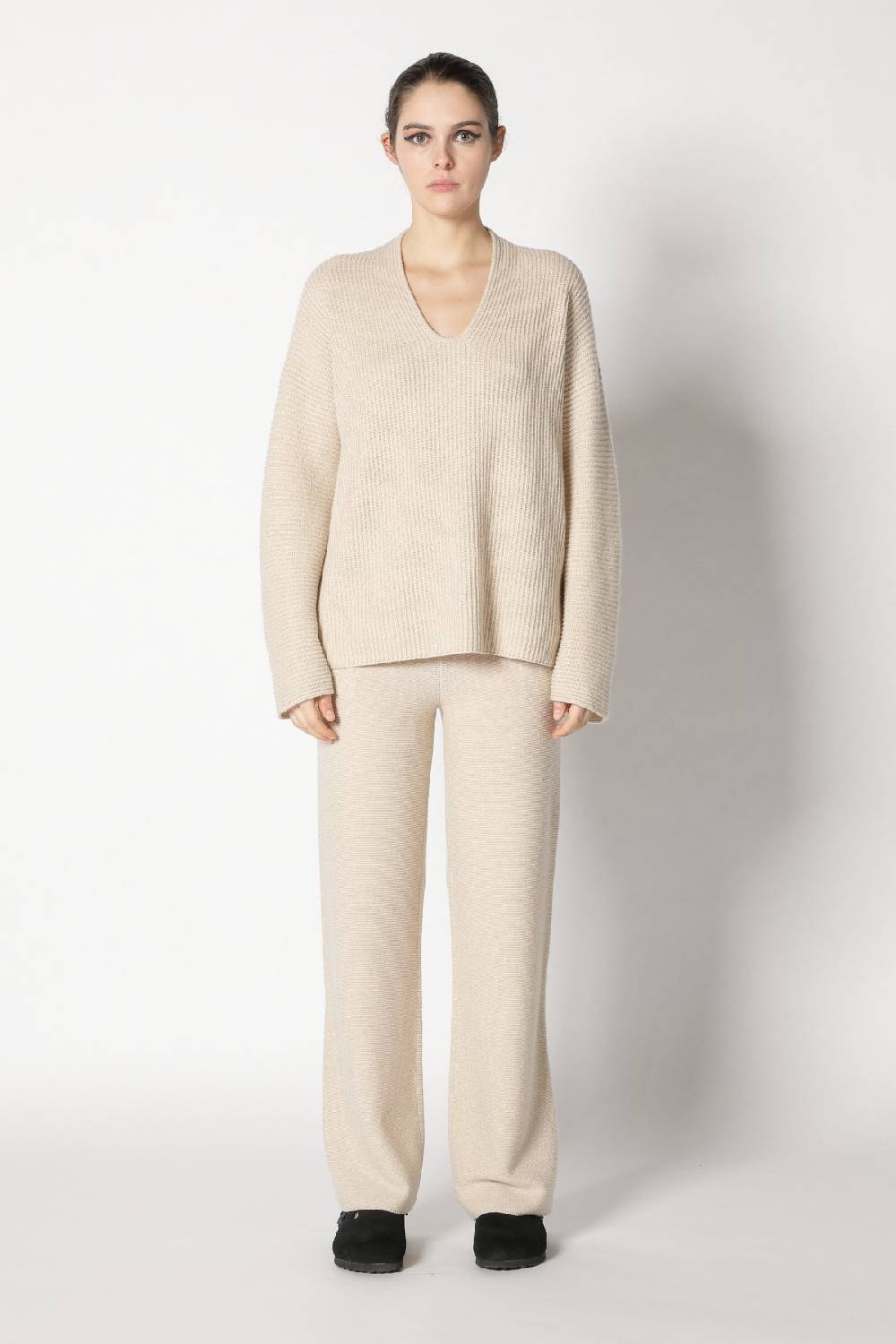 Sminfinity slouchy rib jumper + garter triangle + garter palazzo pants Blitzverkäufe