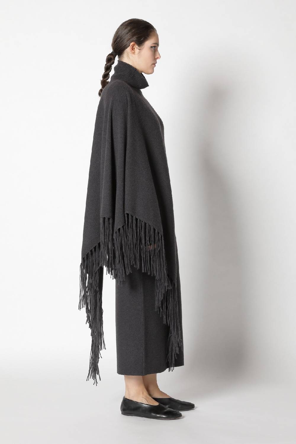 Sminfinity airy turtle jumper + garter triangle + garter maxi skirt Outlet