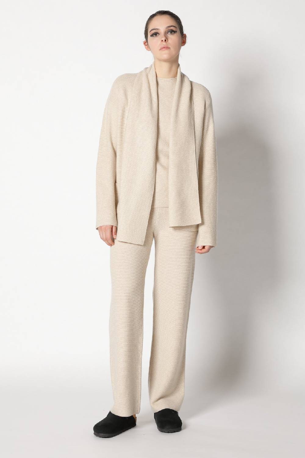 Sminfinity garter scarf jacket + garter T jumper + garter palazzo pants im Angebot