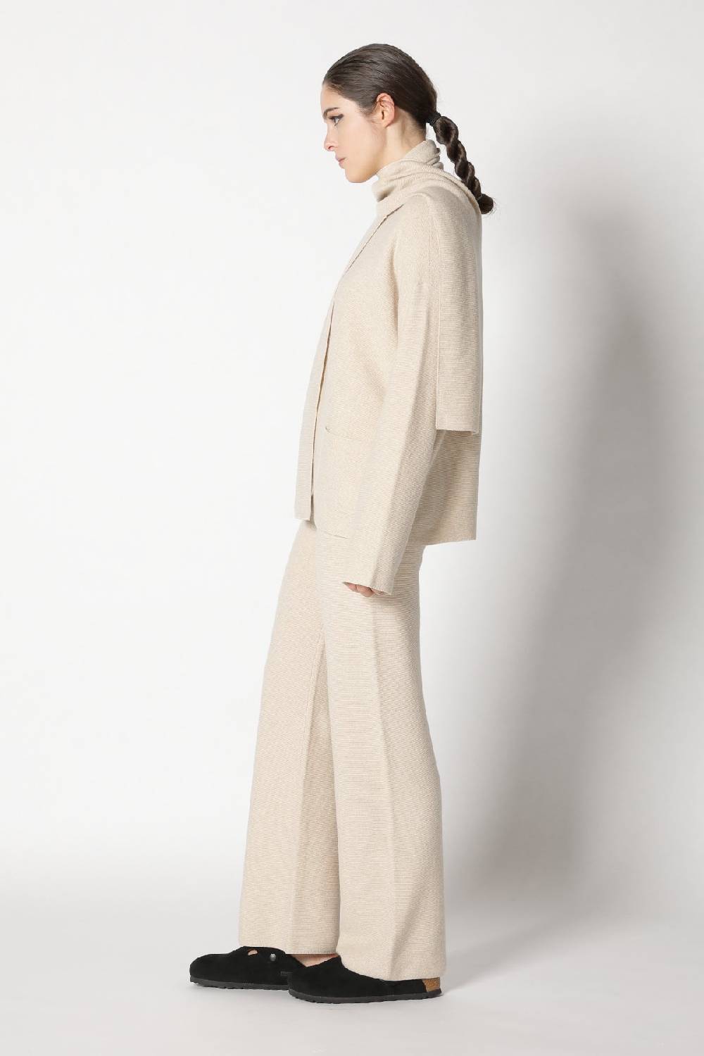 Sminfinity garter scarf jacket + garter T jumper + garter palazzo pants im Angebot