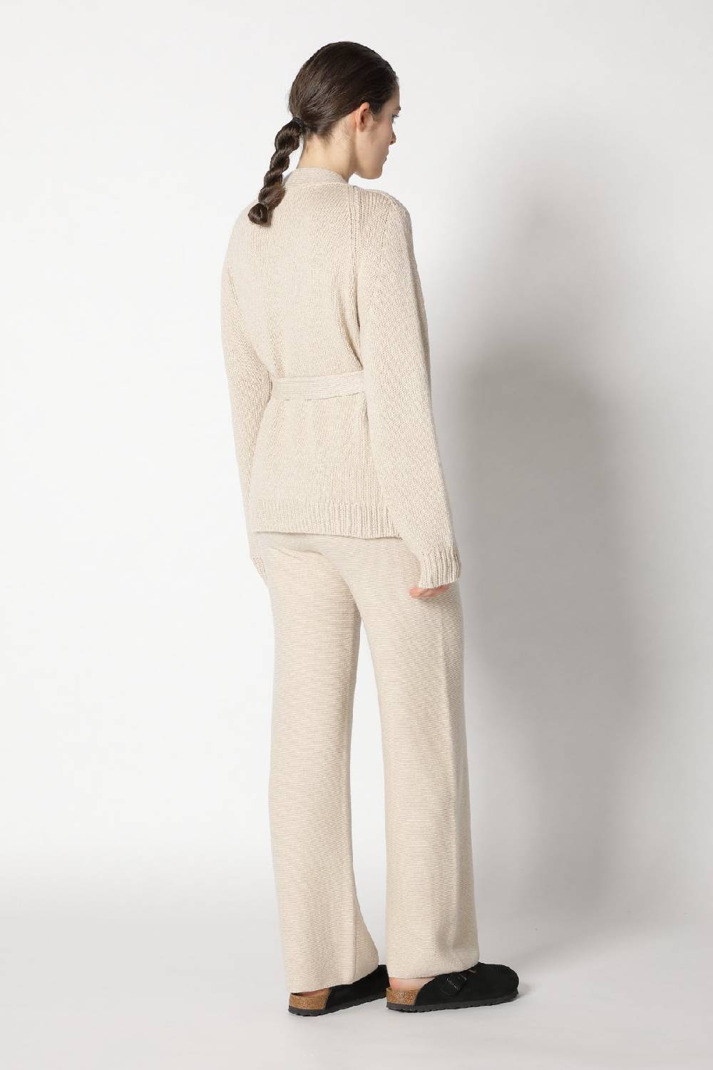 Sminfinity airy belted jacket + garter palazzo pants Meist gekauft