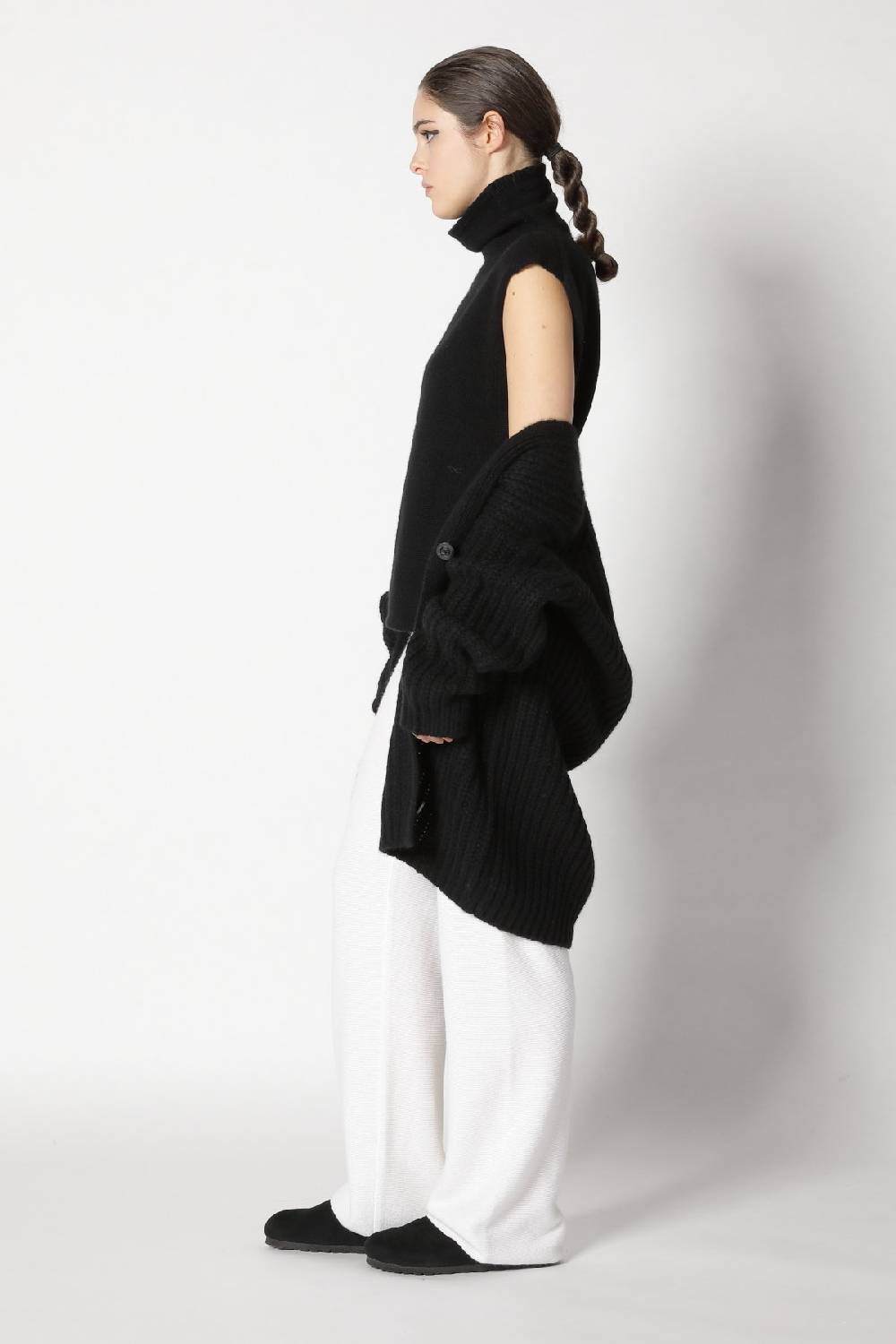 Sminfinity blurry turtle top + blurry chunky cardy + garter palazzo pants Auslauf