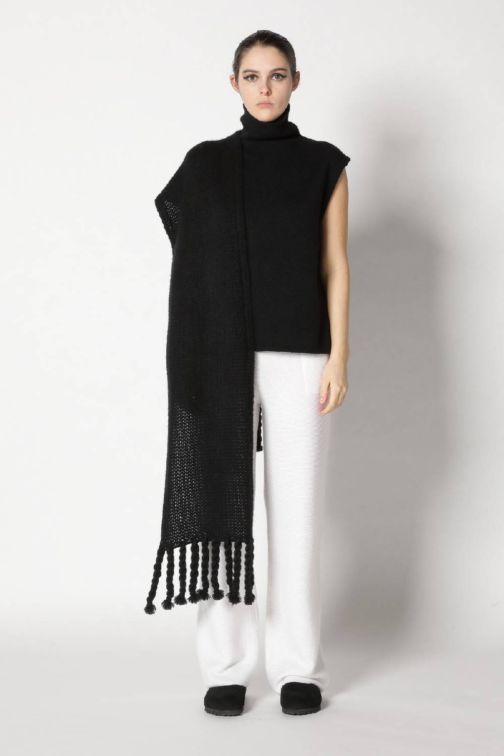 Sminfinity blurry turtle top + blurry chunky cardy + garter palazzo pants Auslauf