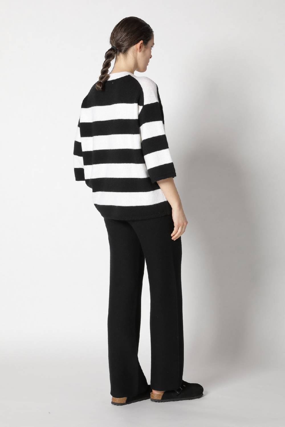Sminfinity blurry stripe jumper + garter palazzo pants Schlussverkauf