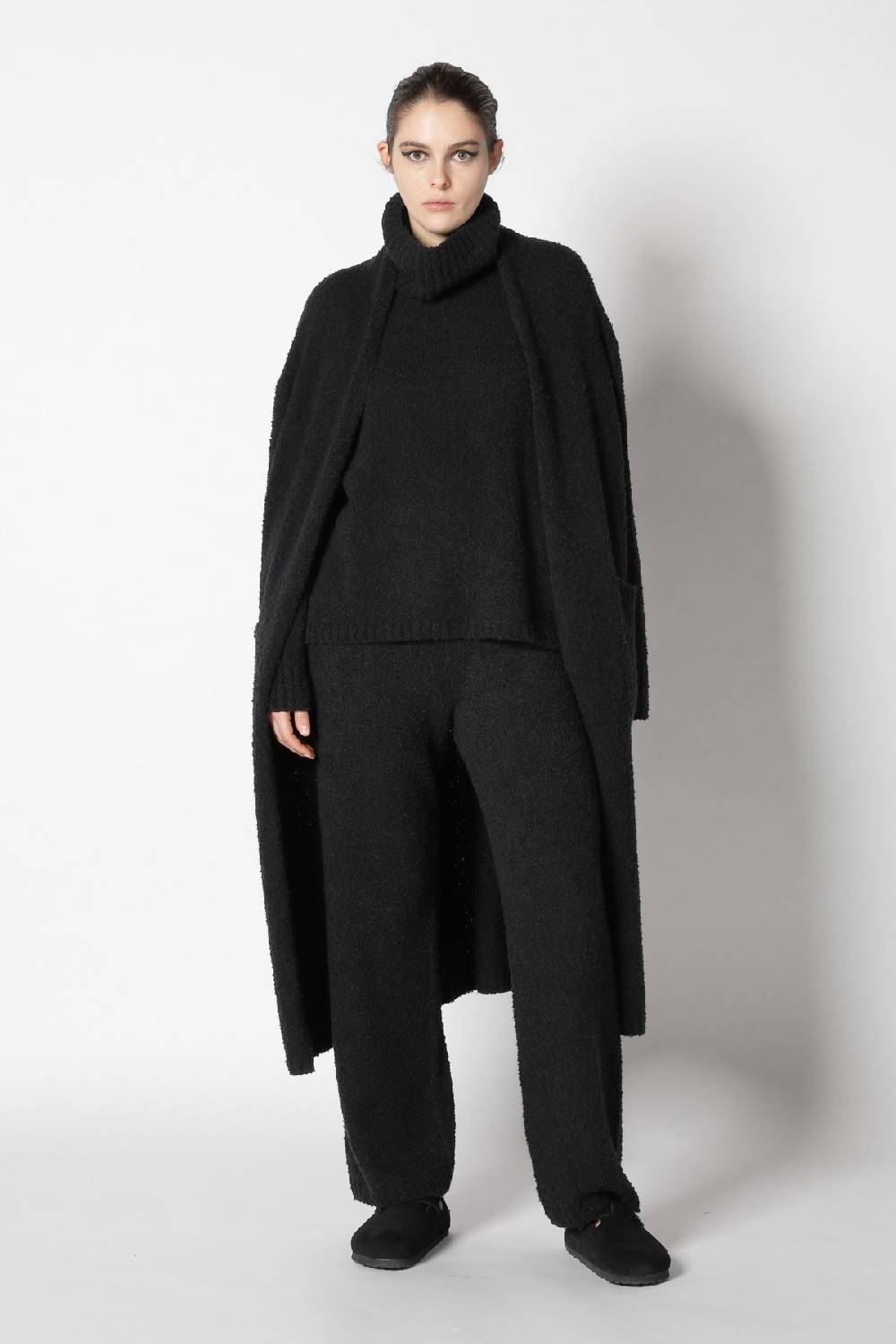 Sminfinity teddy coat + teddy turtle jumper + teddy lounge pants
