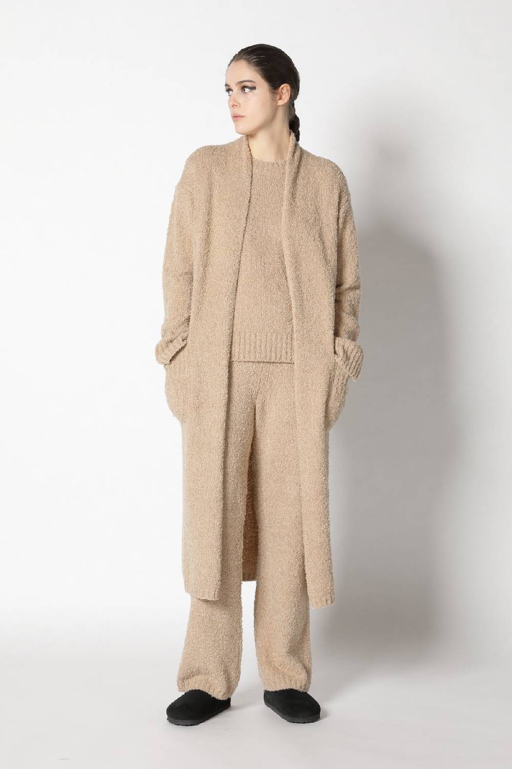 Sminfinity teddy coat + teddy crew jumper + teddy lounge pants