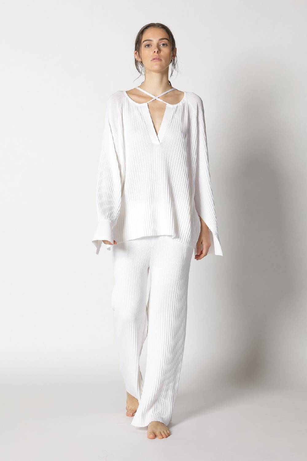 Sminfinity plissé drape tunic + milano culotte Auslauf