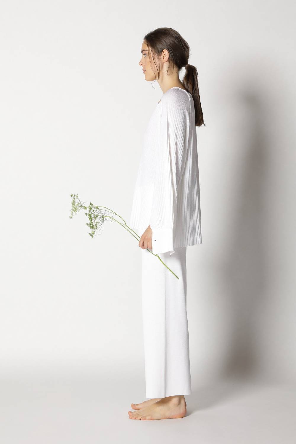 Sminfinity plissé drape tunic + milano culotte Auslauf