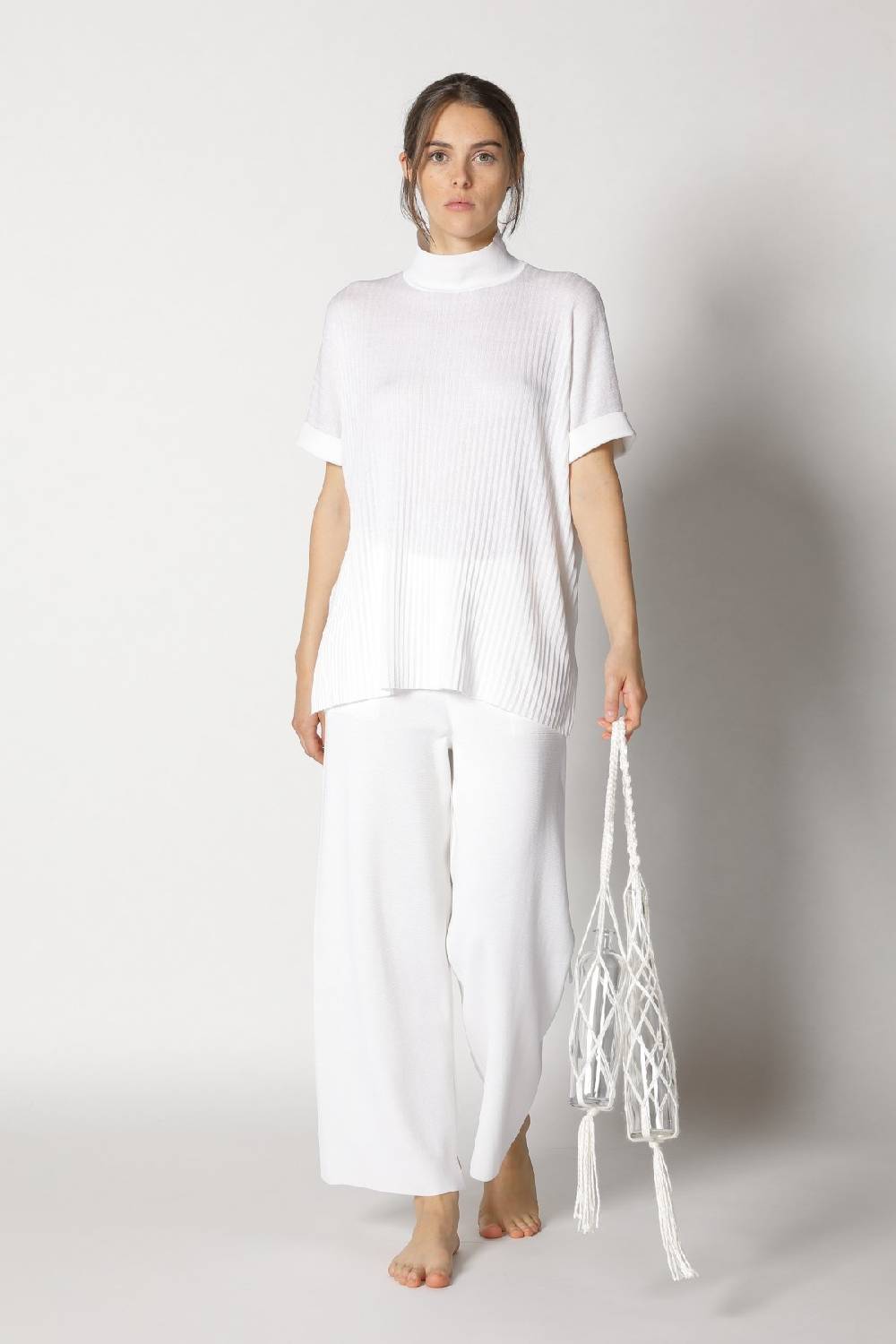 Sminfinity plissé drape top + milano culotte Verkauf