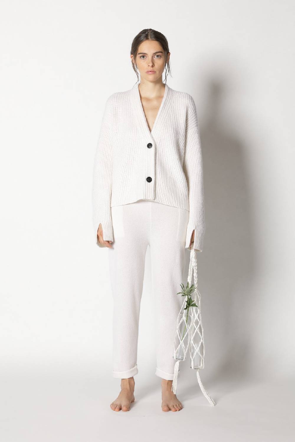 Sminfinity icon rib cardigan + pure boat pants Schlussverkauf