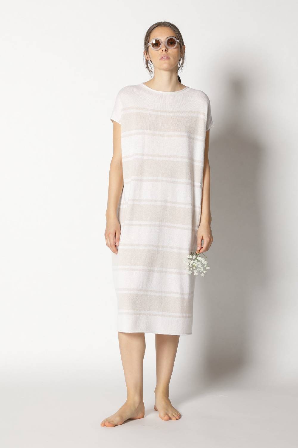 Sminfinity pure stripe tunic dress Fabrikverkauf