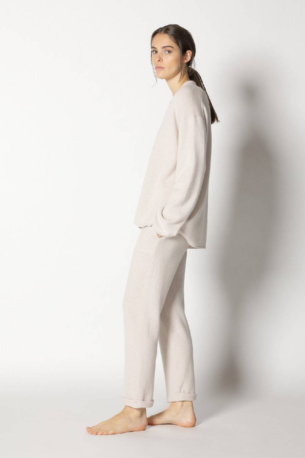 Sminfinity pure 2-ply V neck + pure boat pants Blitzverkäufe