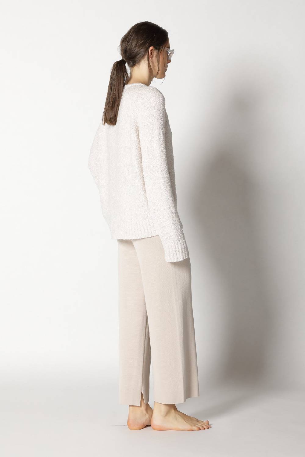 Sminfinity bouclé V neck + milano culotte Verkauf