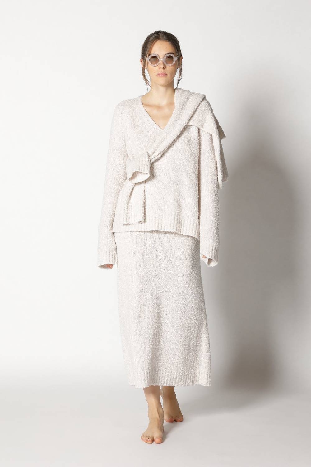 Sminfinity bouclé V neck + bouclé turtle + bouclé A skirt Angebote