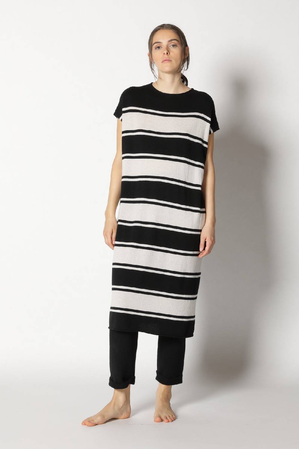 Sminfinity pure stripe tunic dress + pure boat pants Online