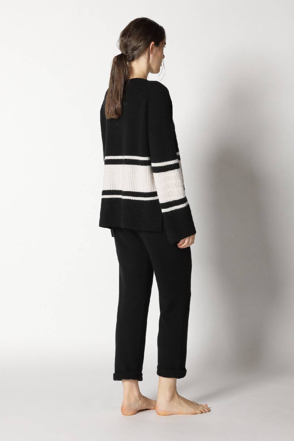 Sminfinity pure triped rib jumper + pure boat pants Outlet