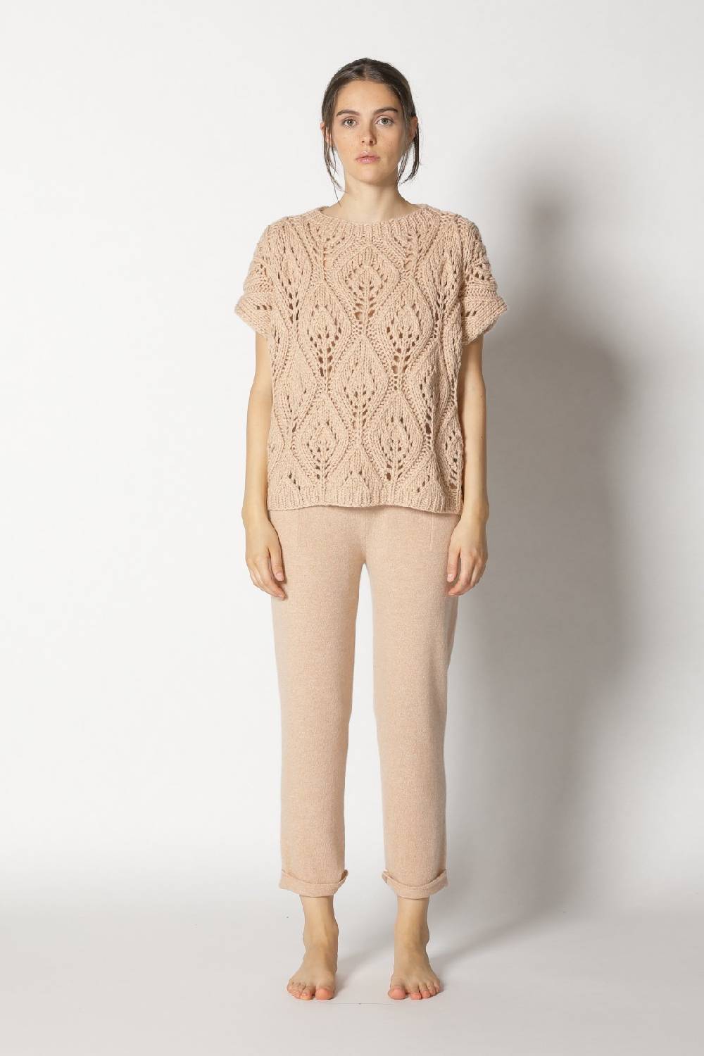 Sminfinity airy ajour top + pure boat pants