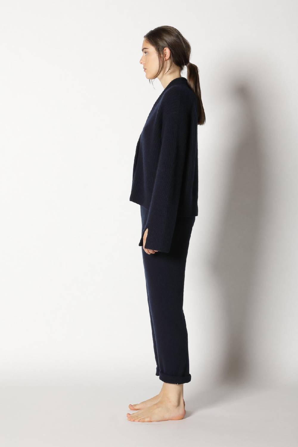 Sminfinity icon rib cardigan + pure boat pants im Angebot