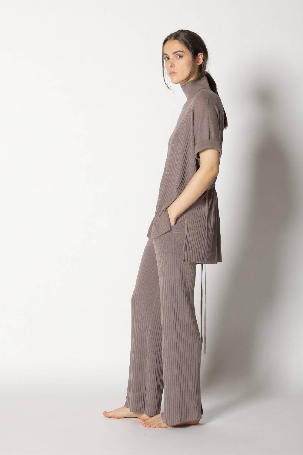 Sminfinity plissé drape top + plissé palazzo Günstiger Verkauf