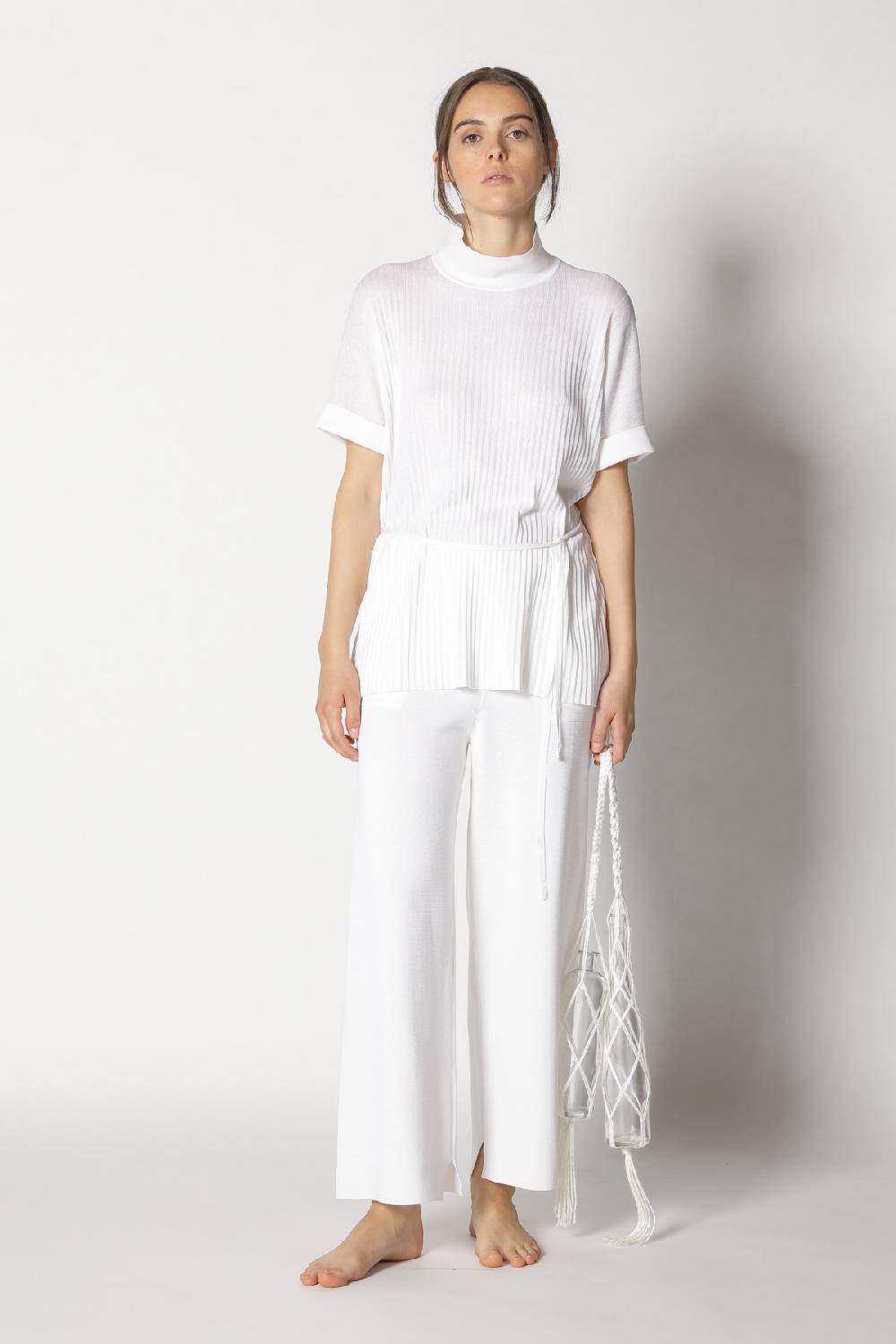 Sminfinity plissé drape top + plissé palazzo Günstiger Verkauf
