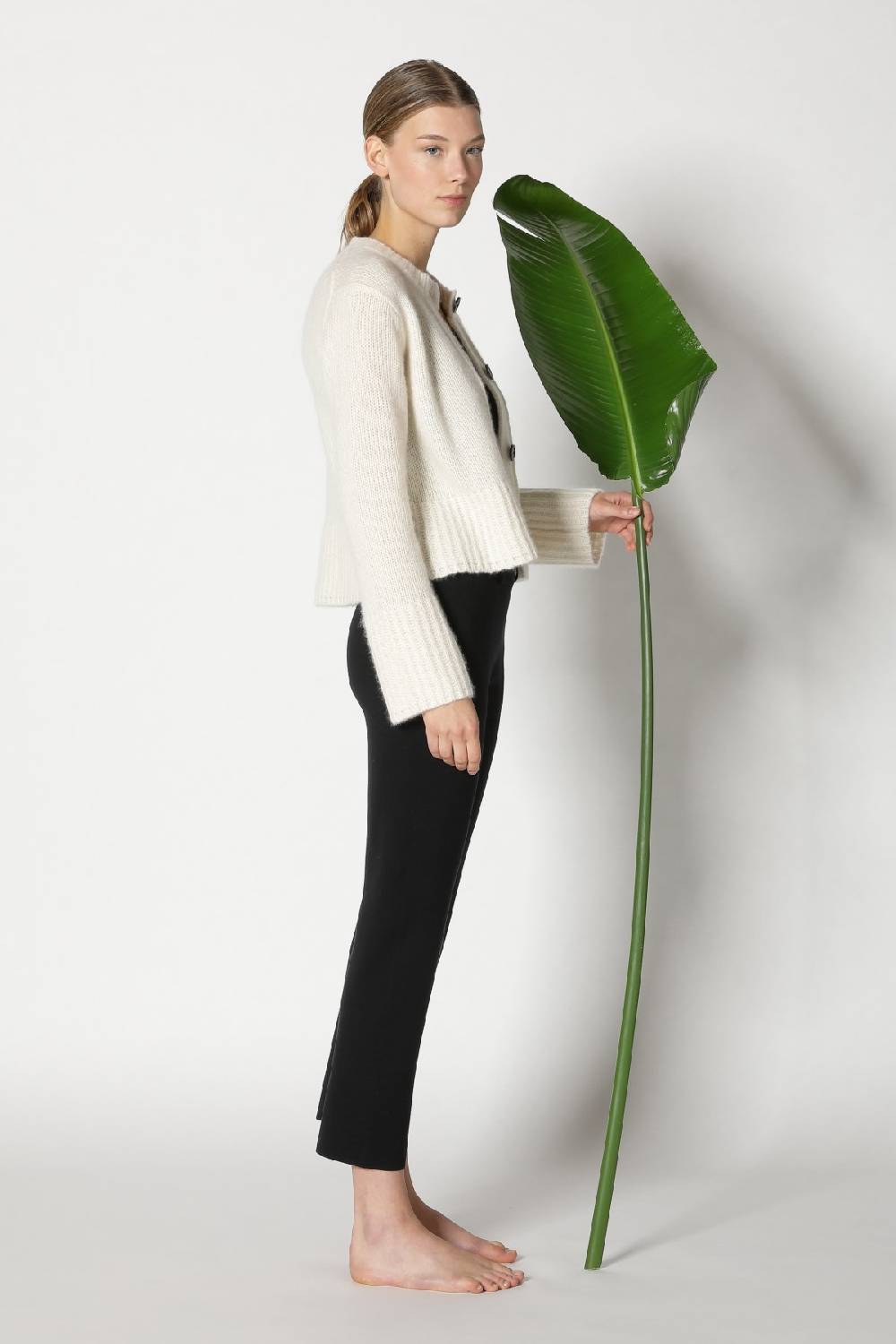 Sminfinity fluffy cropped jacket + silky cropped pants Schlussverkauf