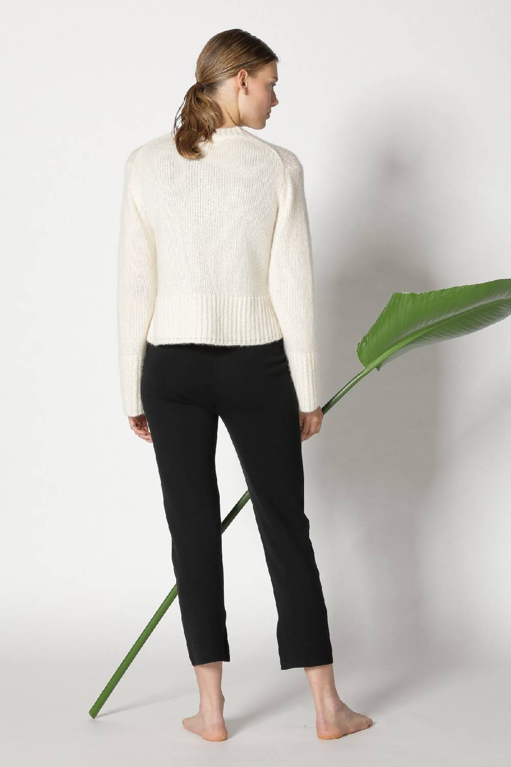 Sminfinity fluffy cropped jacket + silky cropped pants Schlussverkauf