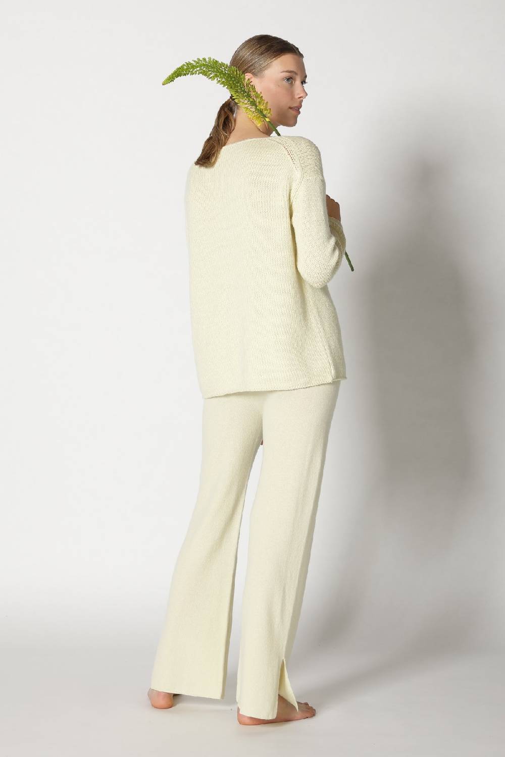 Sminfinity pure multi-ply jumper + pure slitted pants Blitzverkäufe