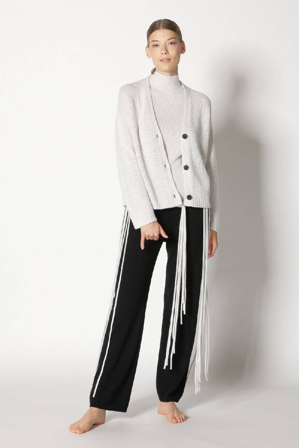 Sminfinity chilly loose & tight cardy + chilly fitted top + chilly pants + hang loose ring belt Outlet