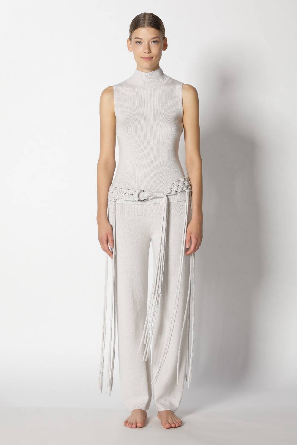 Sminfinity chilly fitted top + chilly pants + hang loose knot belt