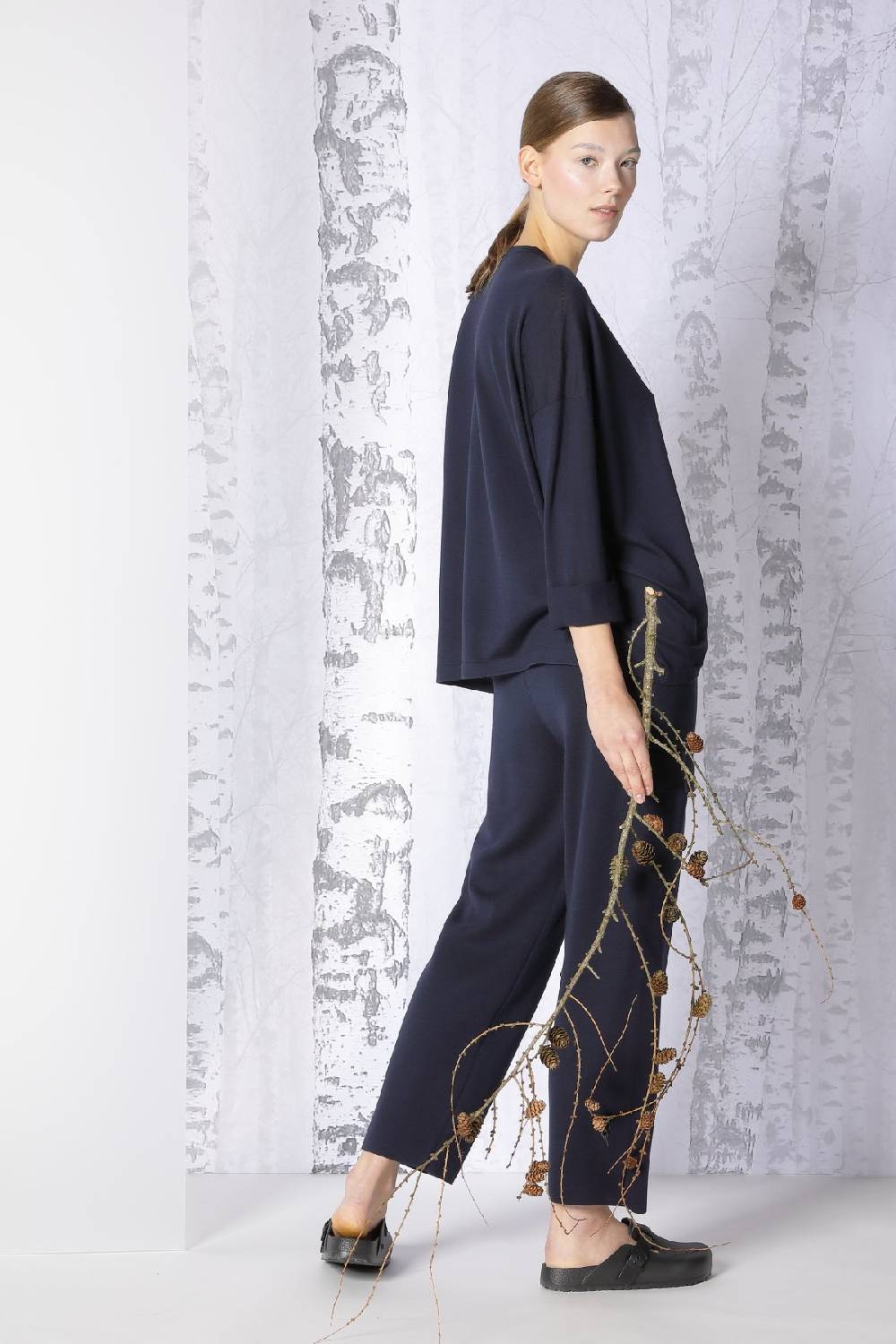 Sminfinity extrafine oversized V + milano cropped cargo pants Blitzverkäufe