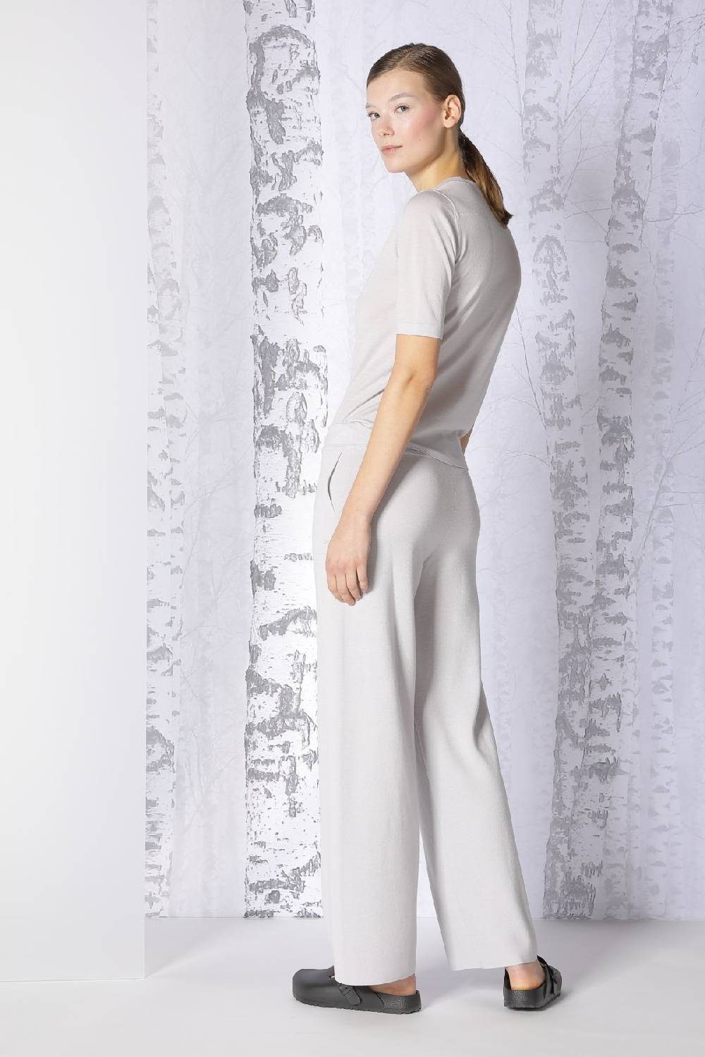 Sminfinity extrafine fitted T + milano palazzo pants Verkauf