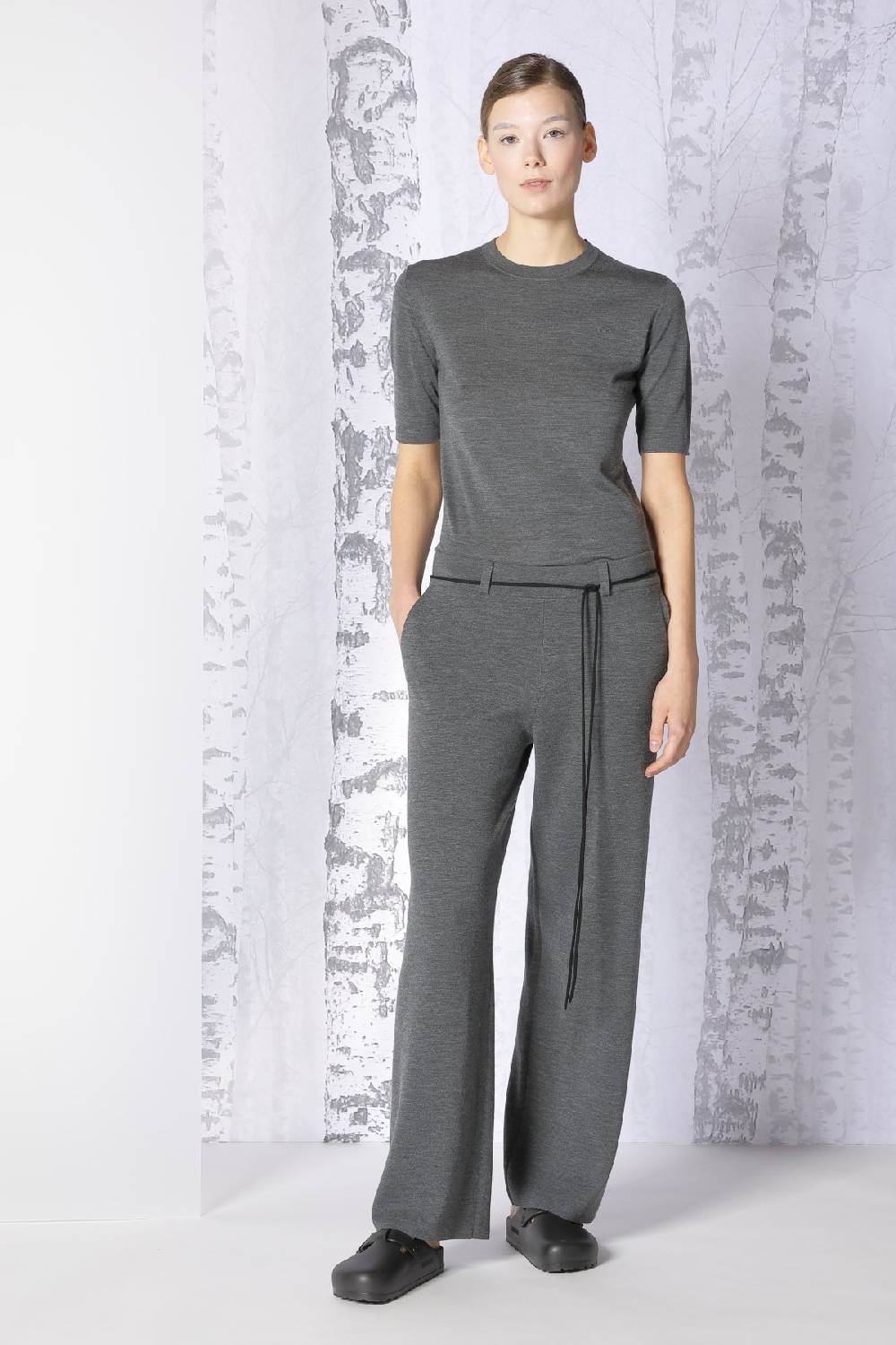 Sminfinity extrafine fitted T + milano palazzo pants Verkauf