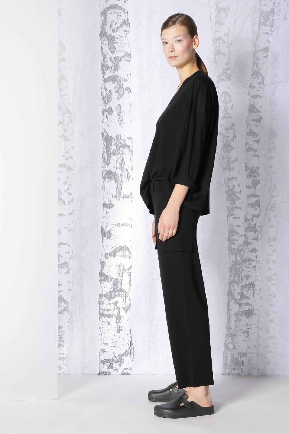 Sminfinity extrafine oversized V + milano cropped cargo pants Schlussverkauf