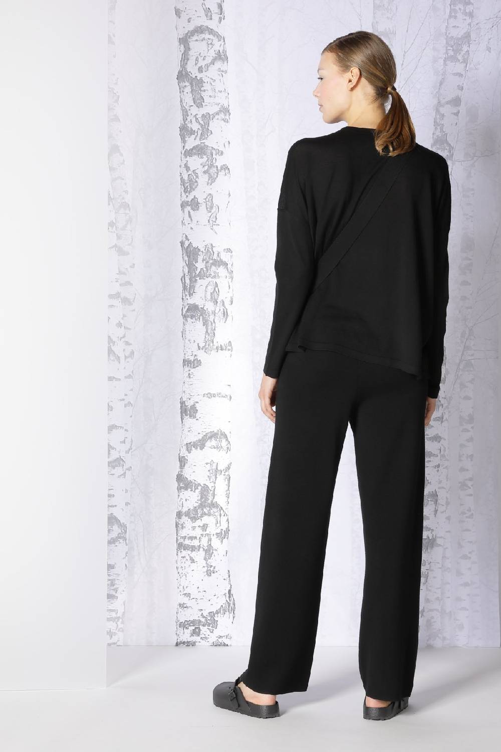 Sminfinity extrafine oversized crew + milano palazzo pants Günstiger Verkauf