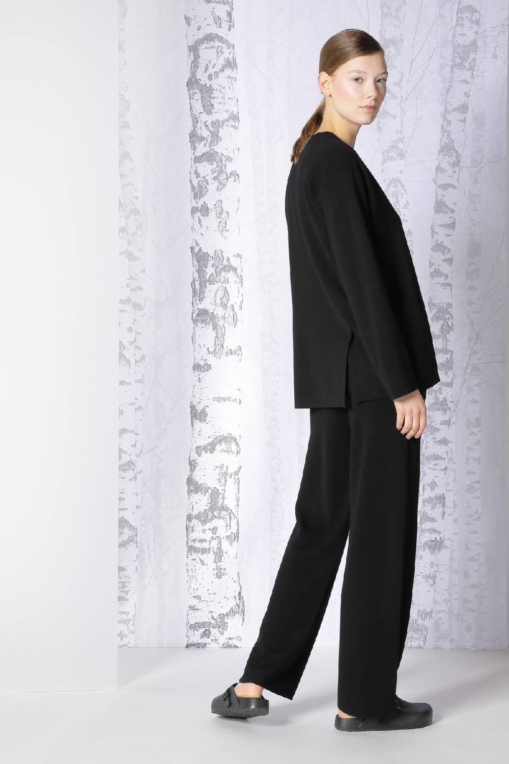 Sminfinity milano slitted jacket + extrafine rib turtle + milano slitted pants Meist gekauft