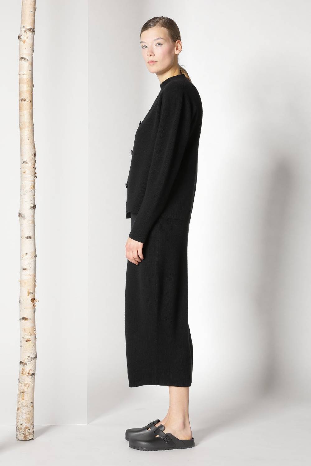 Sminfinity pure all needle cardigan + pure all needle top + pure all needle tulip skirt Hotsell