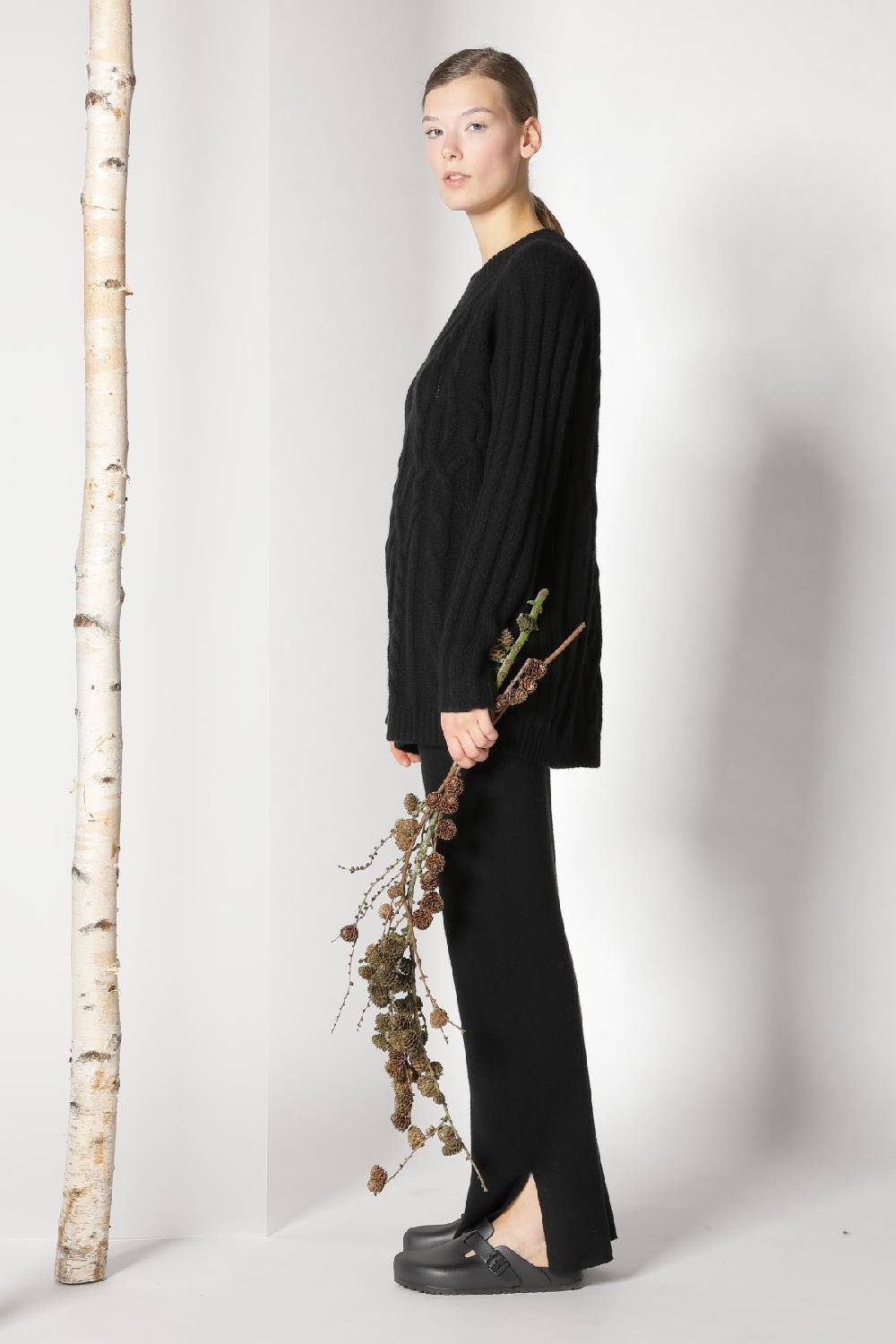 Sminfinity pure POETREE long cable jumper +  pure slitted pants Günstiger Verkauf