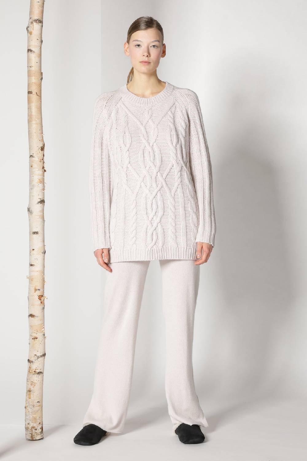 Sminfinity pure POETREE long cable jumper +  pure slitted pants Günstiger Verkauf