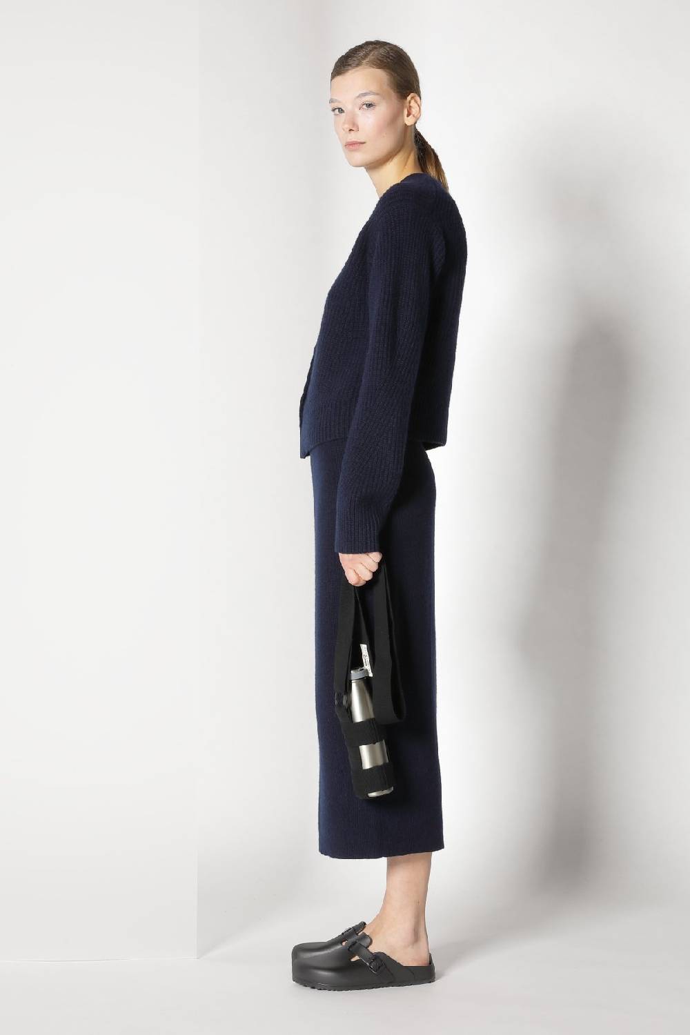 Sminfinity pure icon rib jacket + pure all needle tulip skirt im Angebot