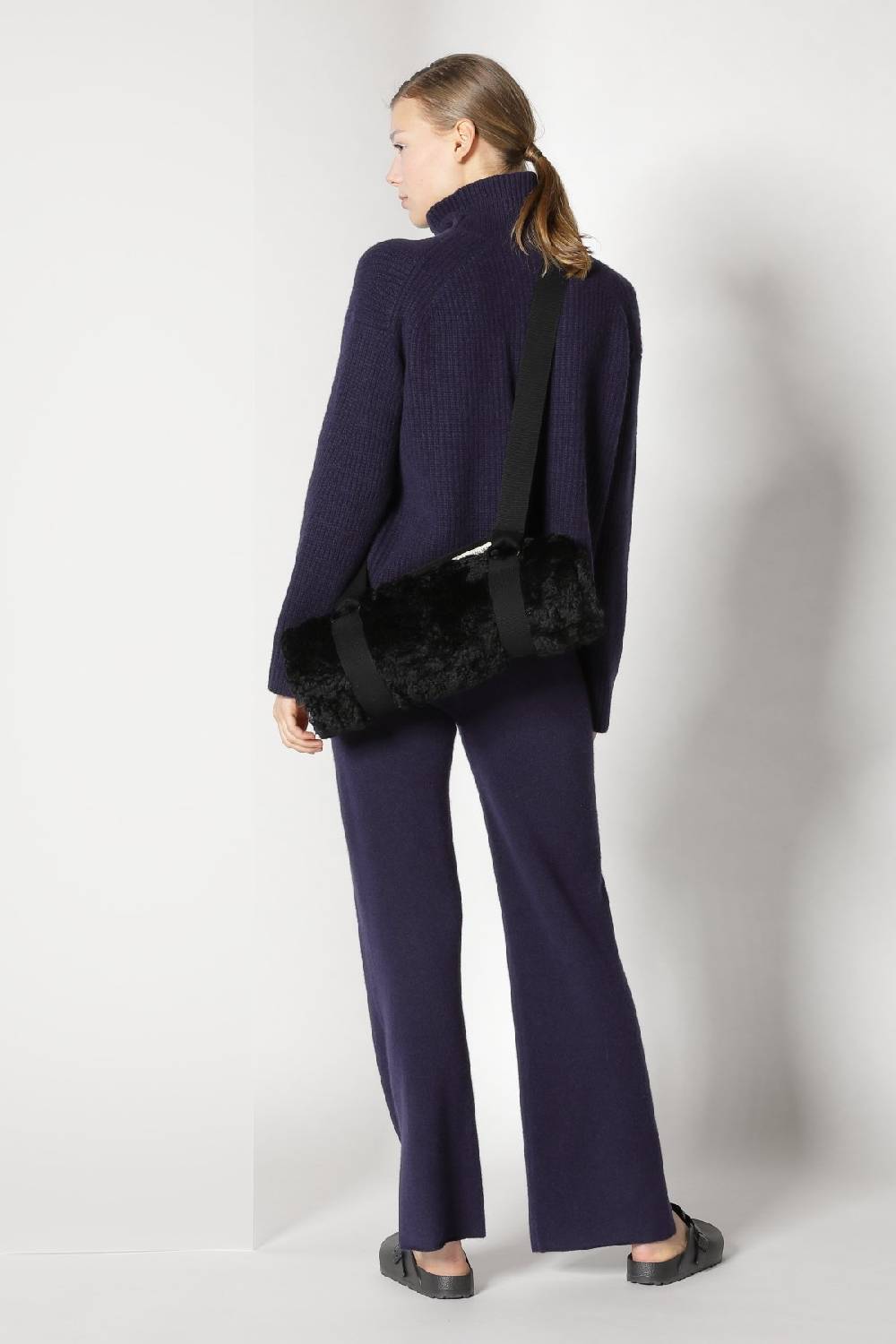 Sminfinity pure icon rib turtle + pure slitted pants Outlet