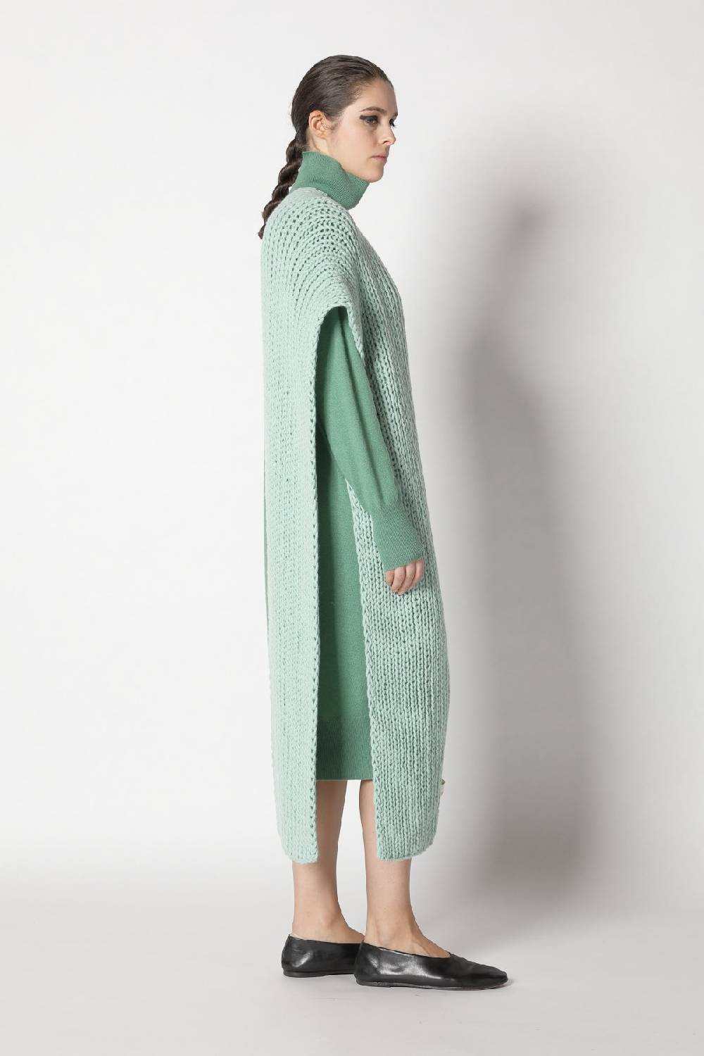 Sminfinity infinite turtle dress + loosely 1x1 rib scarf Auslauf