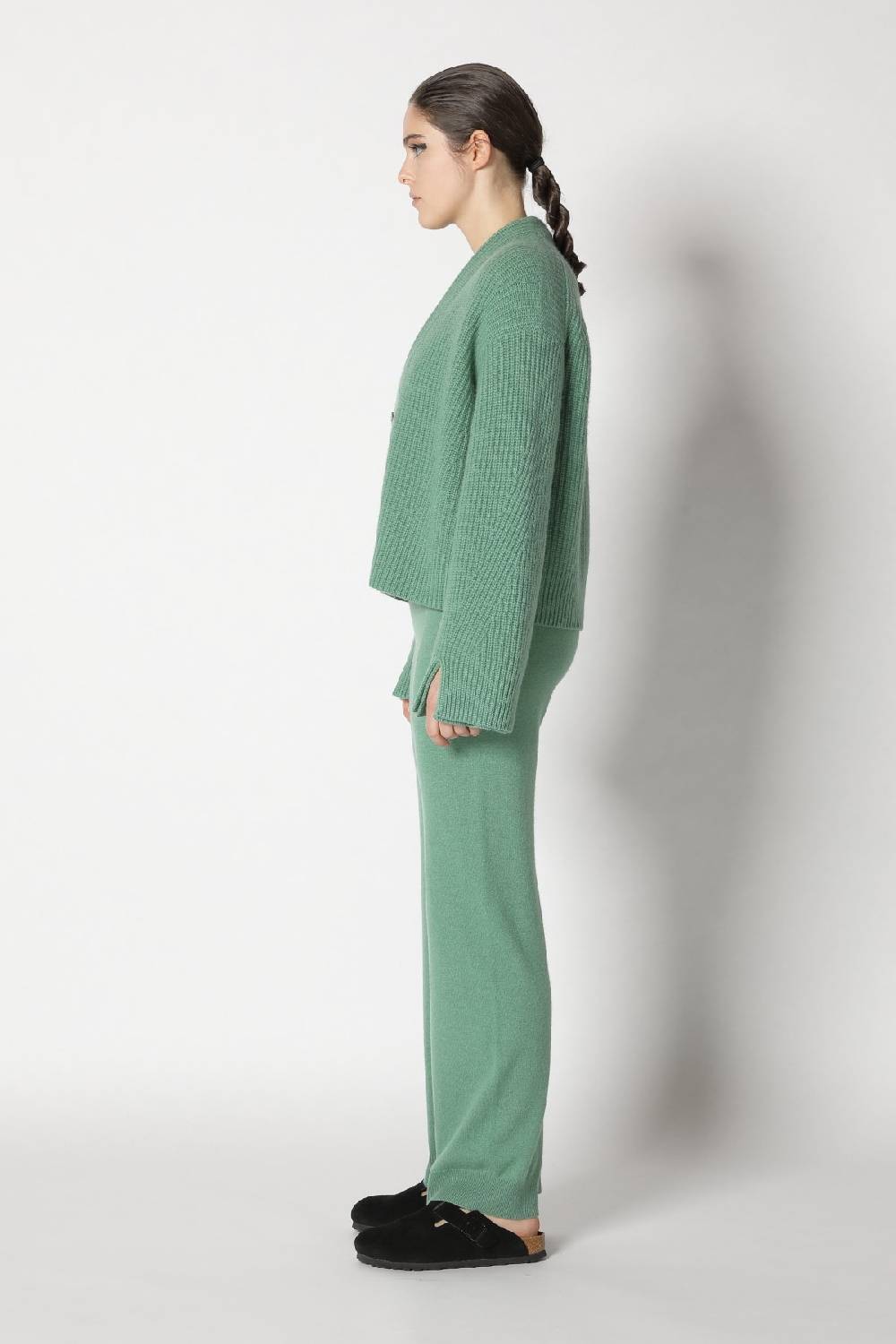 Sminfinity icon rib cardigan + icon rib crewneck + infinite palazzo pants im Angebot