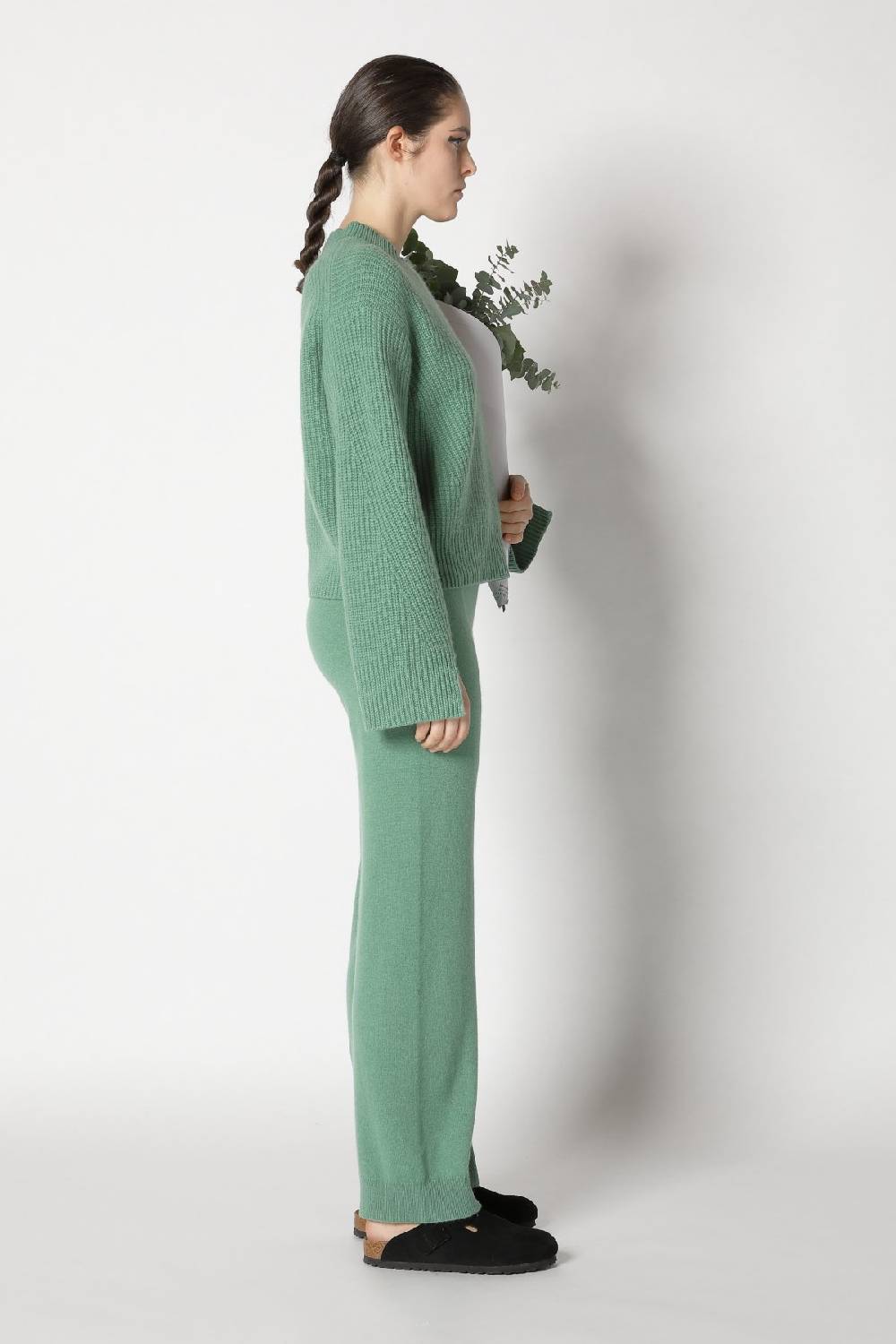 Sminfinity icon rib crew neck + infinite palazzo pants Schlussverkauf